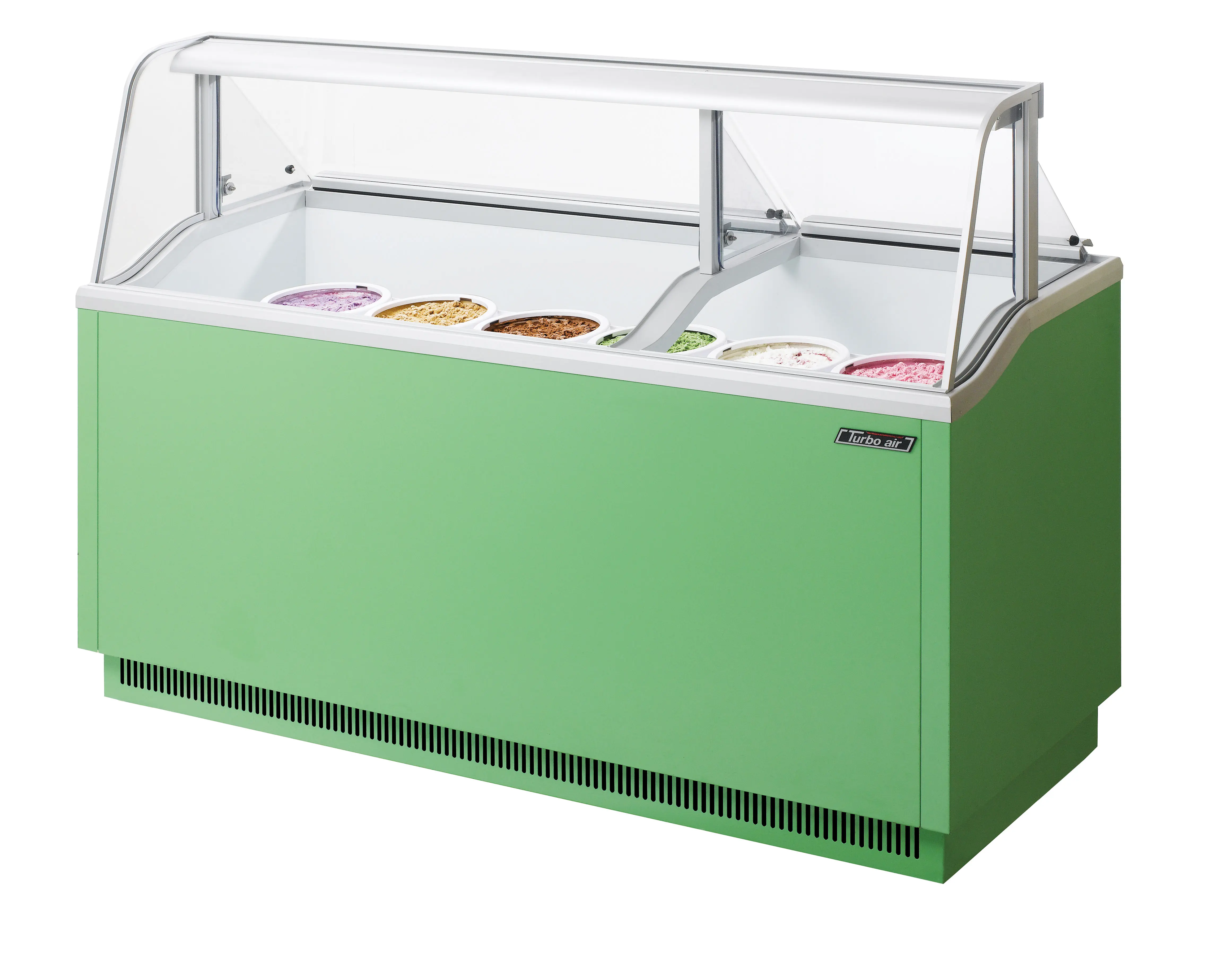 Turbo Air TIDC-70W-N 68 Stand Alone Ice Cream Freezer w/ (12) 3 gal  Capacity, 115v