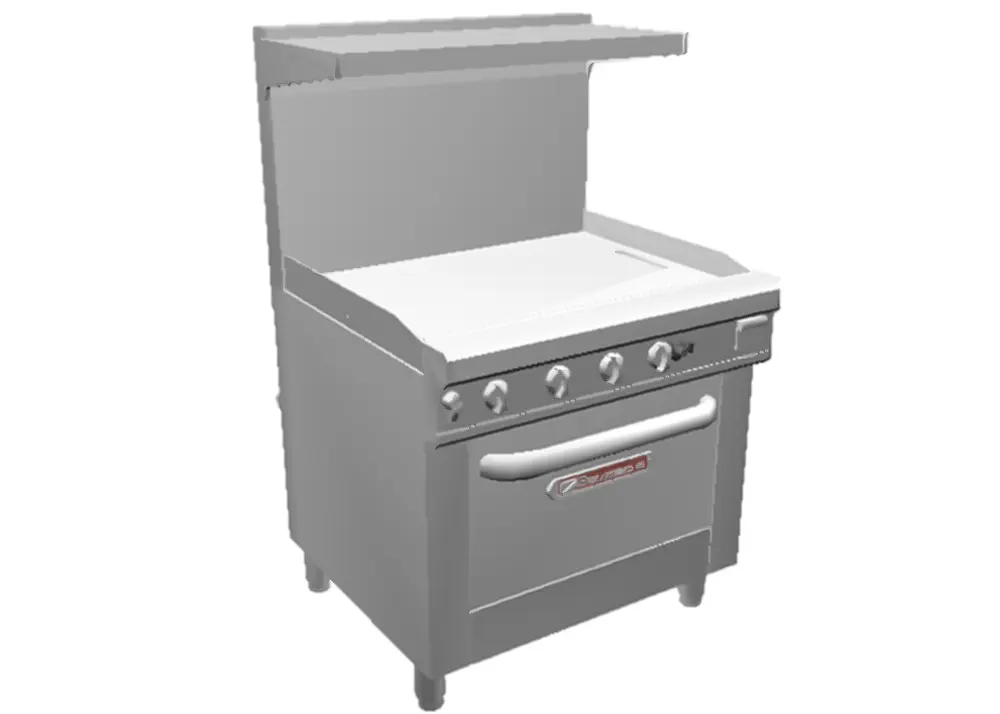 Southbend S36A-3T 36" S-Series Range Thermostatic Griddle & Conveciton Oven