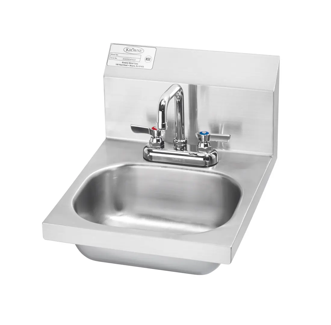 Krowne Metal HS-18 14-3/8"W Wall Mount Hand Sink - Picture 1 of 1