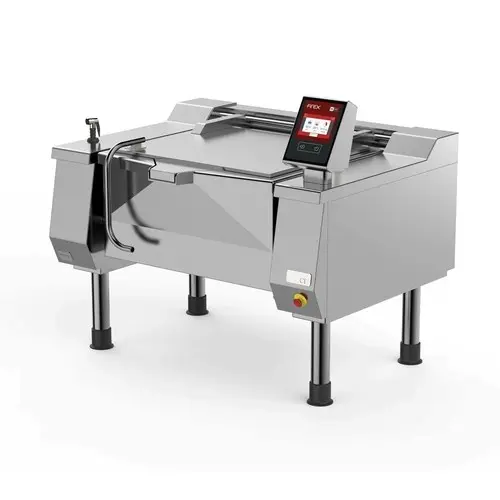 FireX UDBRE048V1 Betterpan 48 Gallon Electric Tilting Skillet Braising Pan