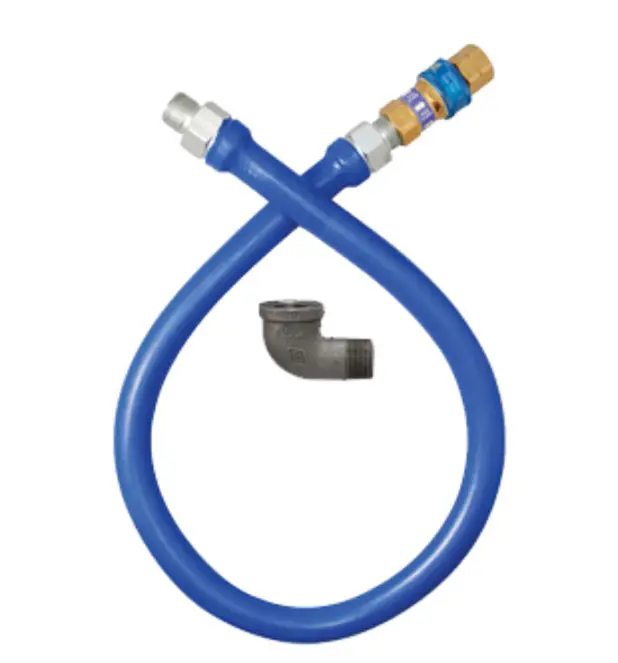 Dormont 16125BPQ60 60" Blue Hose™ 1¼" Moveable Gas Connector Hose Assembly