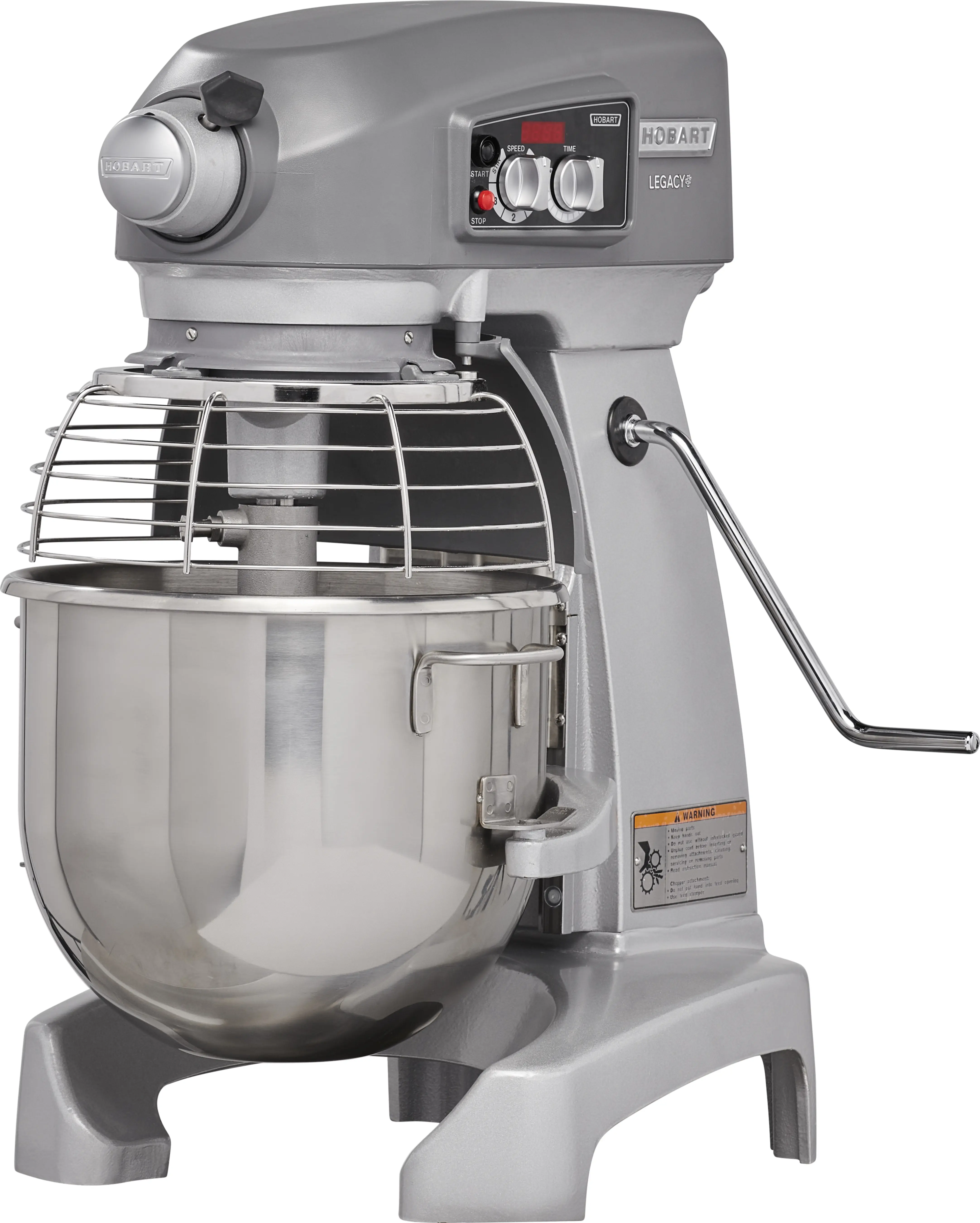 Professional dough mixer with spiral arm, with powerfull motor and 2 speeds