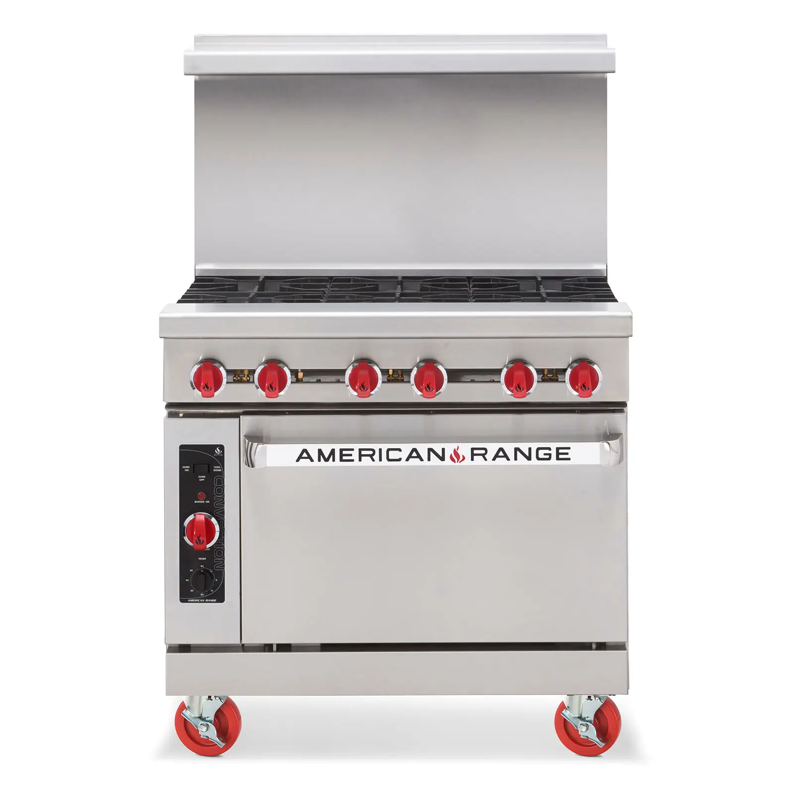 American Range AR-6-C 36" Commercial (6) Burner Gas Range w/ Convection