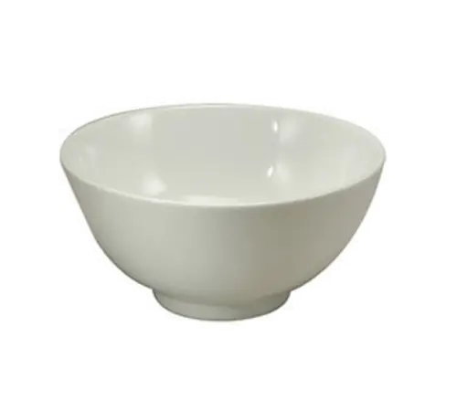 Oneida R4020000736 Fusion Bright White 50 oz Porcelain Rice Bowl - 2 DZ