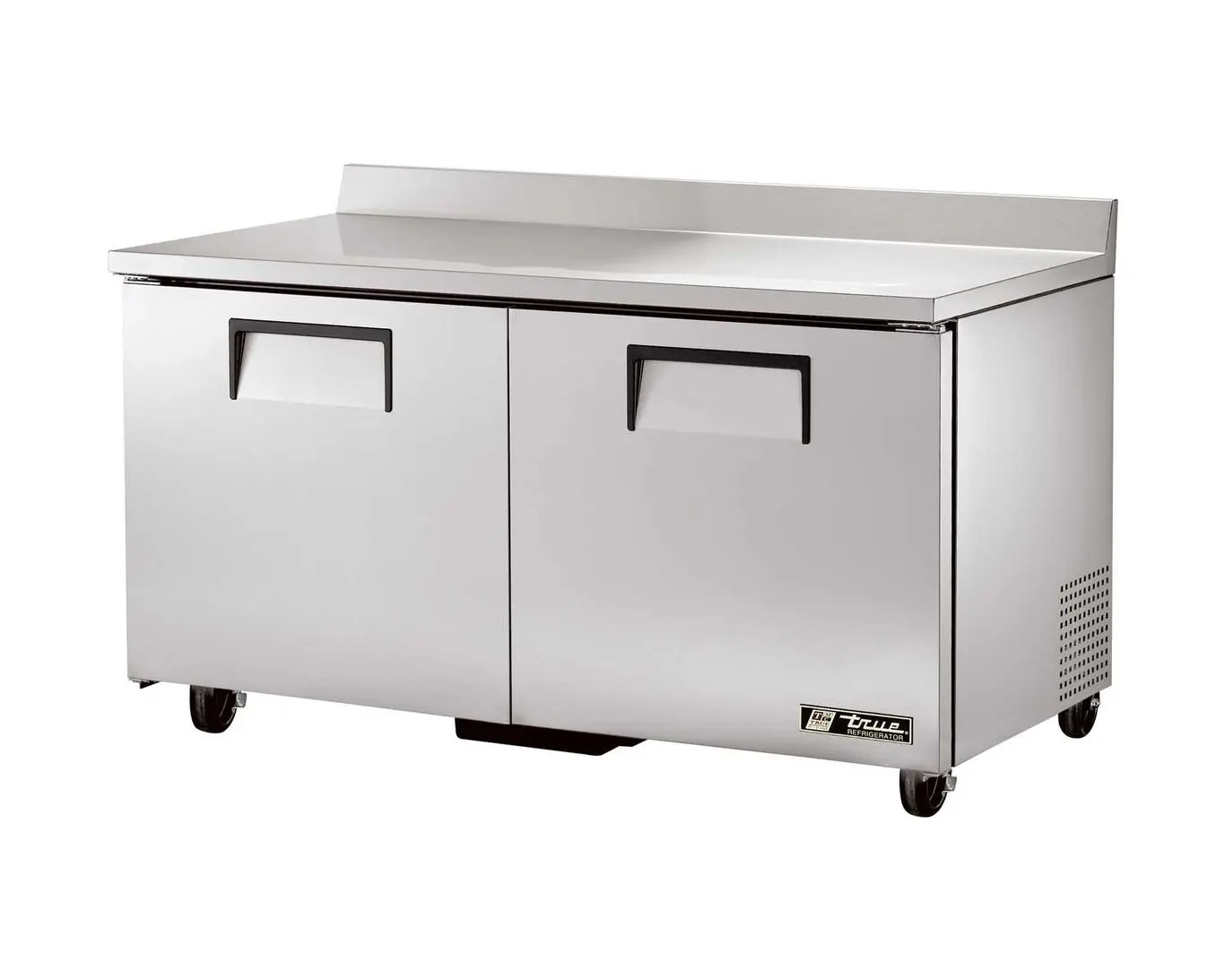 True TWT-60-HC 15.5cu.ft., Two Section, S/s Work Top Refrigerator