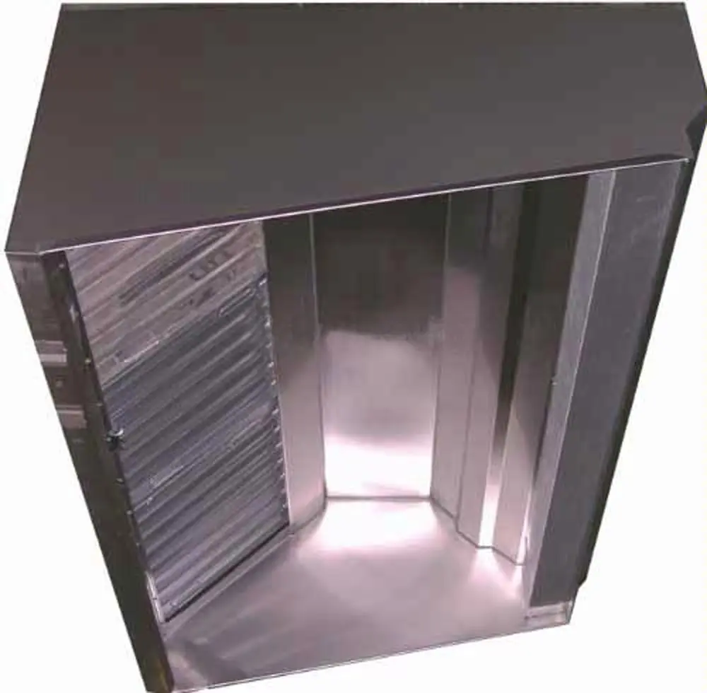 Low-Profile Commercial Kitchen Exhaust w/ MakeUp-Air Hood NFPA-96 NSF 20 X  48 X Length