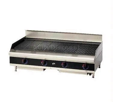 Star 6048CBD Star Max Counter 48in Lava Rock Gas Char Broiler SUB