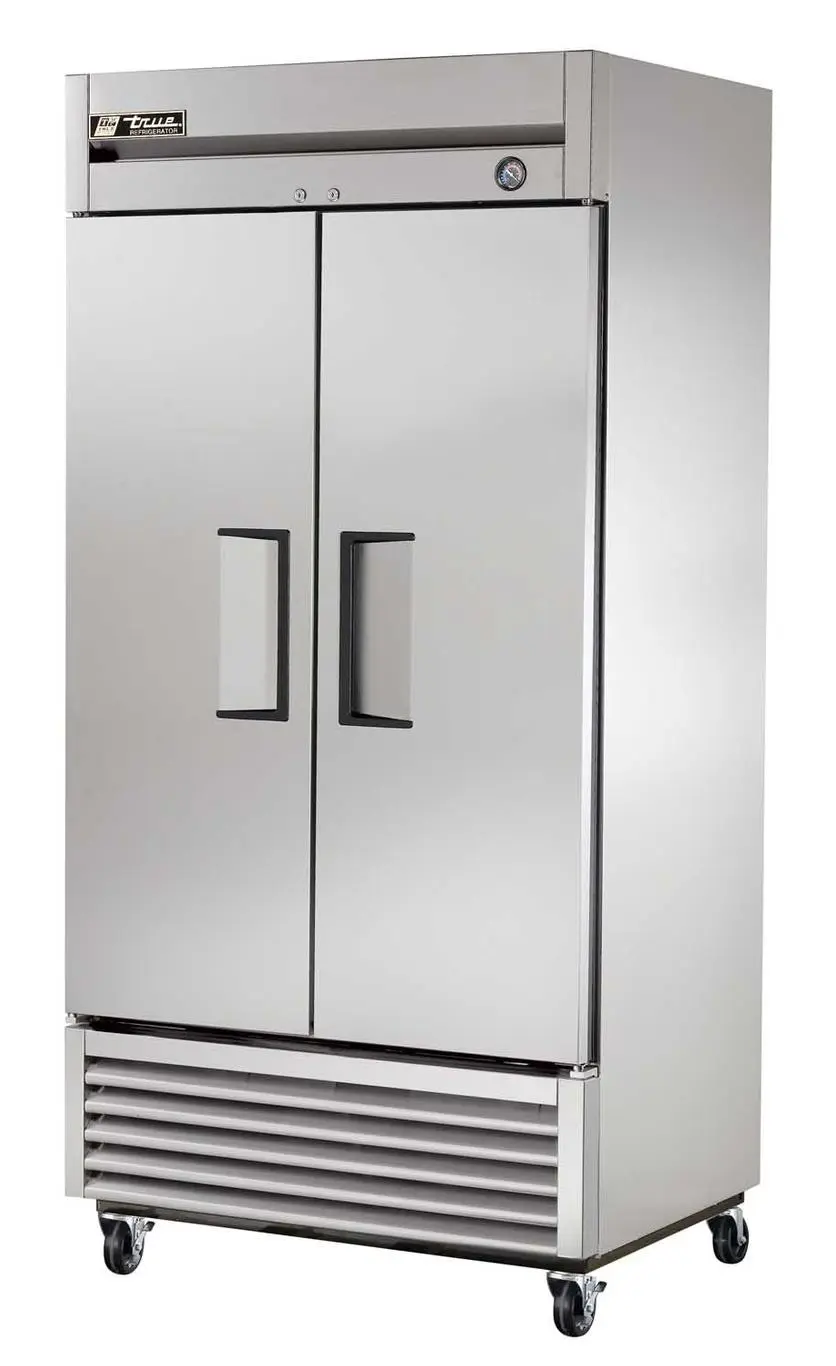 True T-35-HC 35 cu.ft. Two Section Reach-In Refrigerator w/ 2 Solid Doors
