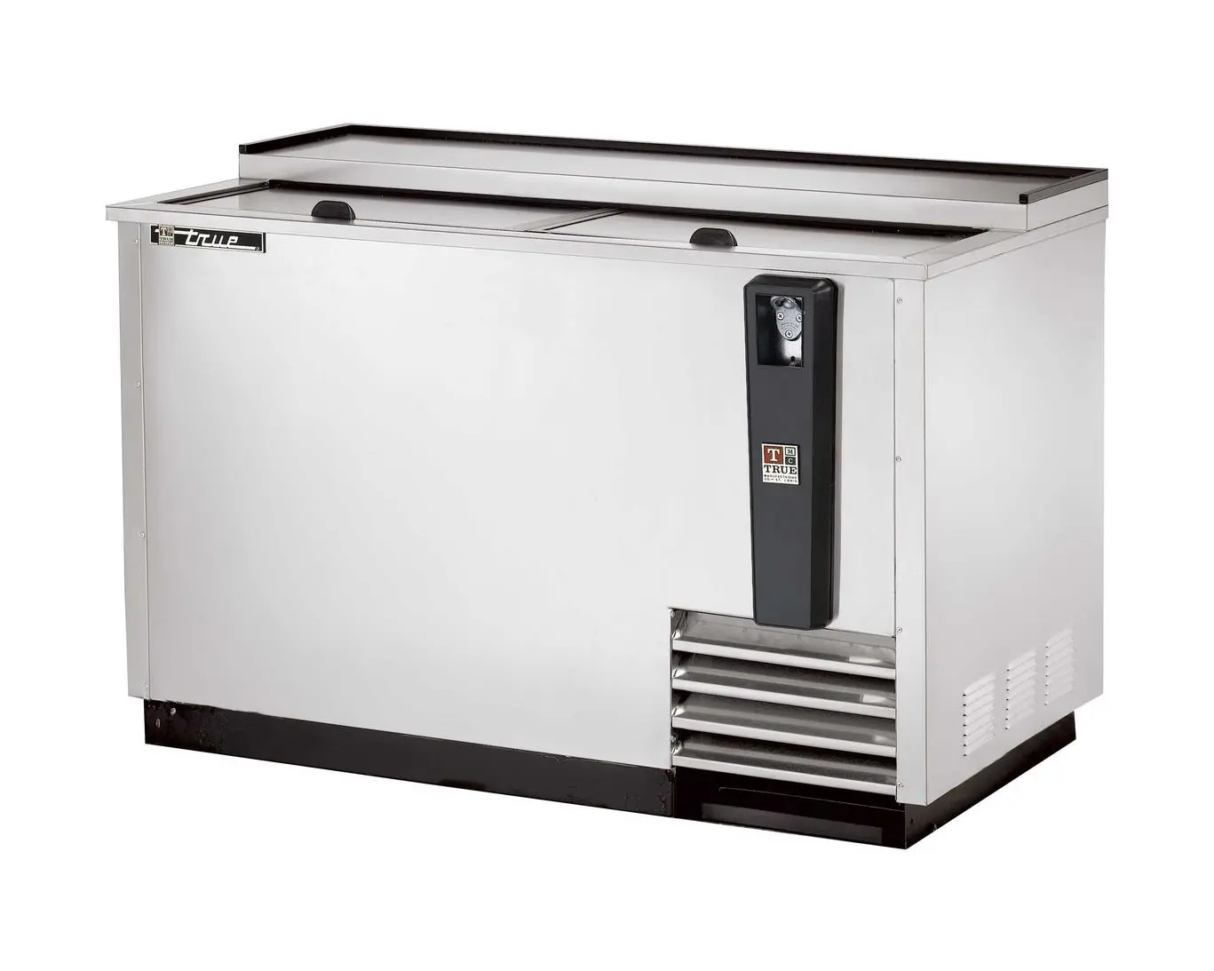 True TD-50-18-S-HC 50in Deep Well Horizontal Bottle Cooler - Stainless Steel