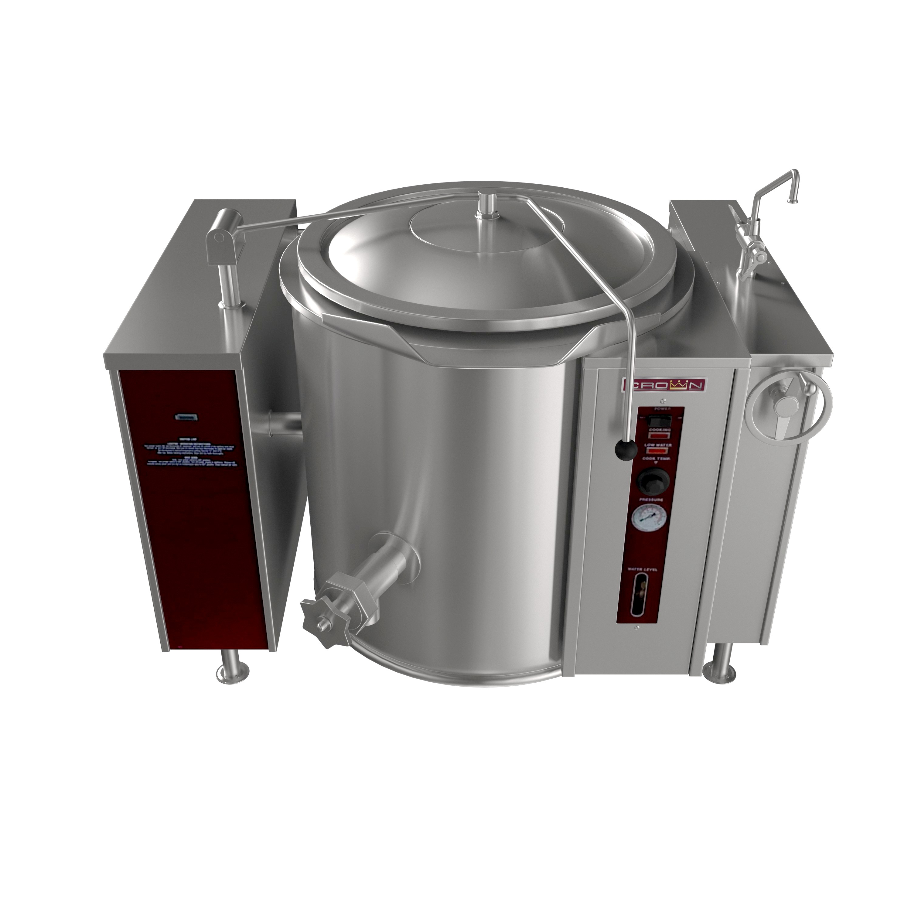 Tilting Kettle, gas, 40 gallon capacity, 2/3 jacket, thermostatic control,  electronic ignition